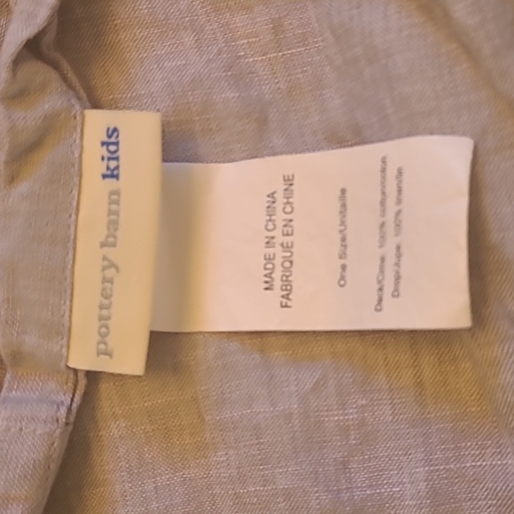 Pottery Barn Linen Crib Skirt - Picture 3 of 5